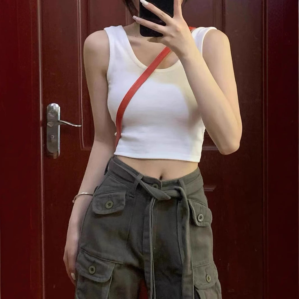 Camisole Women's Crop Top Bottoming Vest