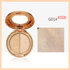 Light Reflecting Milky Way Two-color Eye Shadow Pumpkin Earth Color Matte Orange Bottom Gold Glitter Eye Shadow Plate