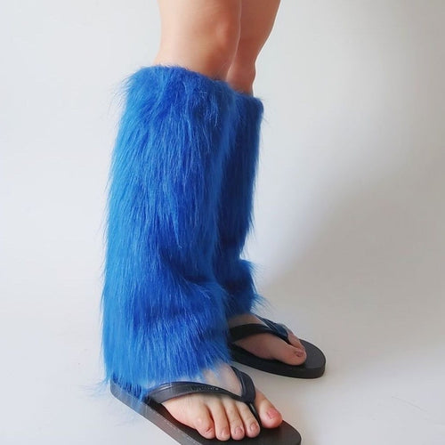 Fur Plush Thickened Warm Leg Niche Wear