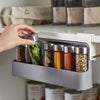 Seasoning Bottle Storage Rack Kitchen Seasoning Bottle Seasoning Box Hanging Spice Jar Storage Rack Household Punch-free
