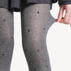 Japanese Style Sweet White Polka Dot Sheer Pantyhose