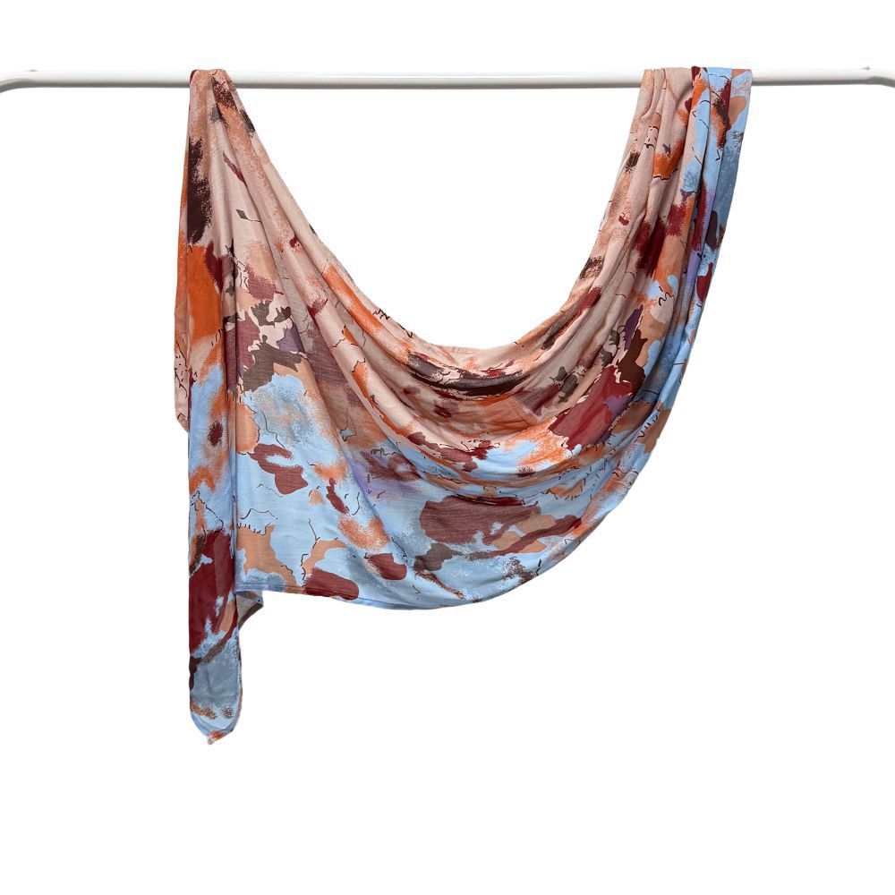 Modal Cotton Headscarf Marble Digital Printing