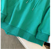 Loose And Slim Pullover Hooded Sweater For Women