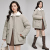 Korean Style Loose Casual Cotton-padded Jacket