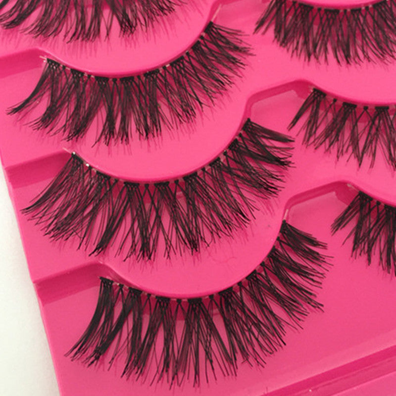 Man-made Fiber False Eyelashes Natural False Eyelashes Set