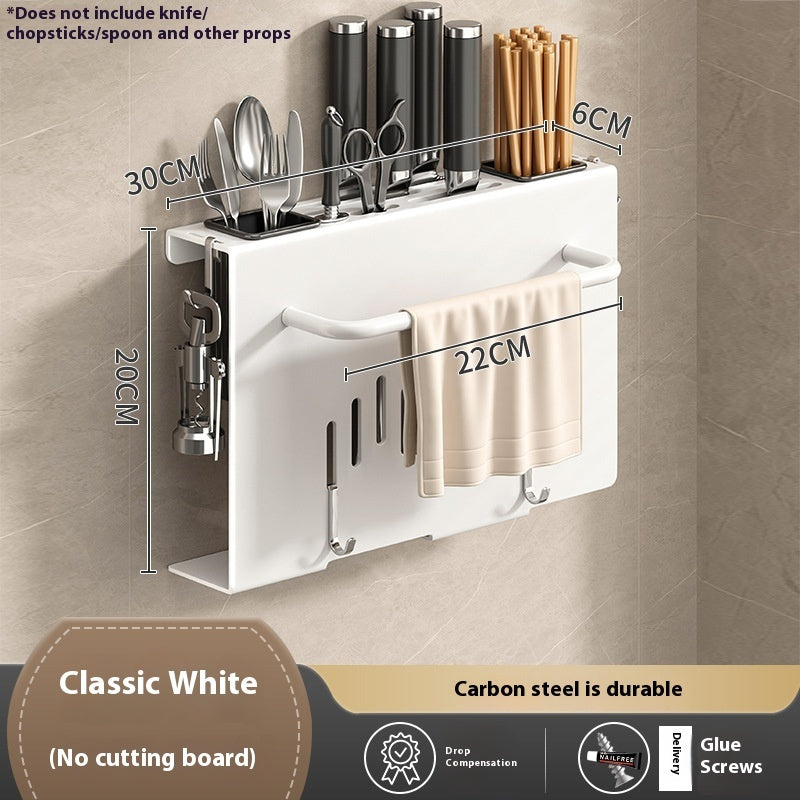 Knife Rack Storage Rack Home Wall-mounted Multi-functional Kitchen