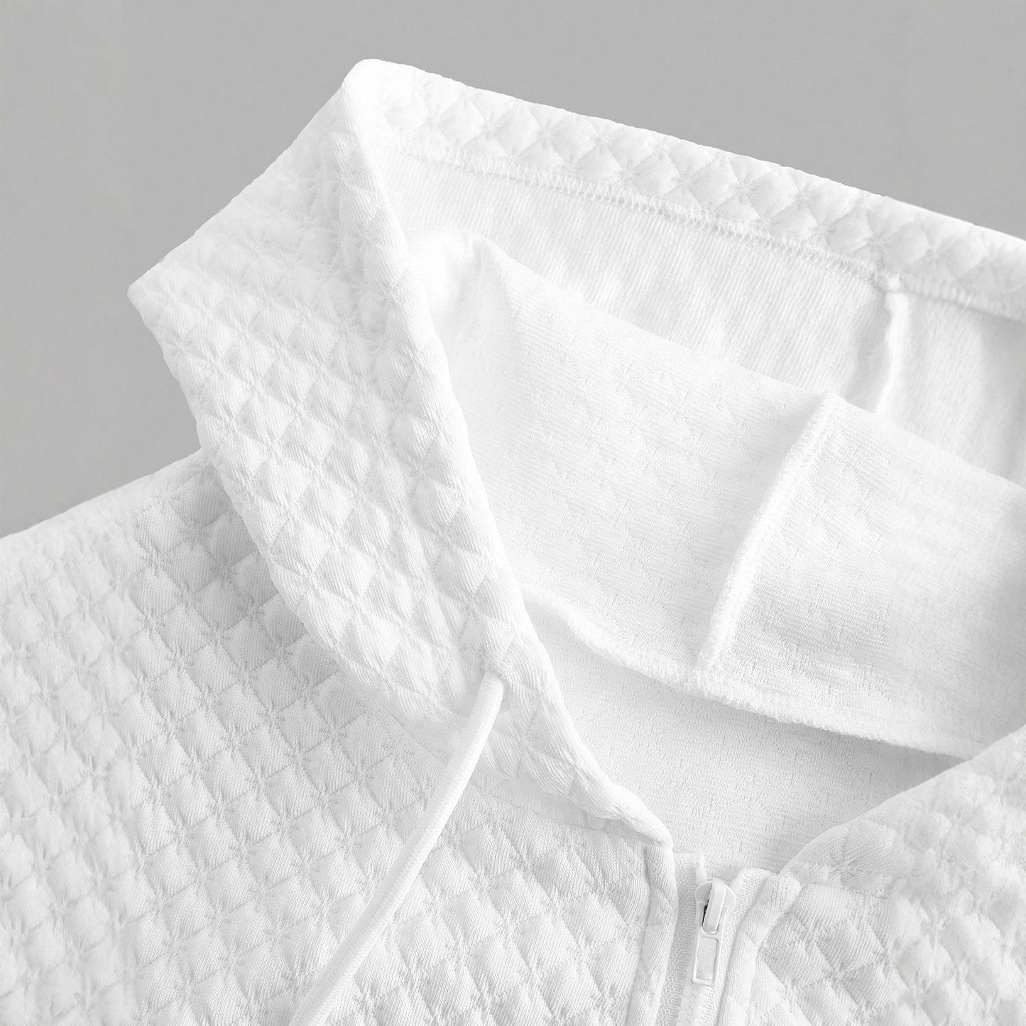 Elegant Loose Drop-shoulder Hooded Sweater Fashion Jacket