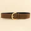 Metal Pin Buckle Versatile Retro Simple Wide Belt Men And Women Belt
