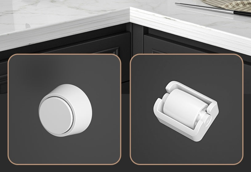 Pearl White With Golden Strip Rice Box