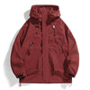 Loose Cargo Waterproof Jacket Coat Hooded
