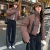 Stand-up Collar Thick Down Cotton Jacket Coat