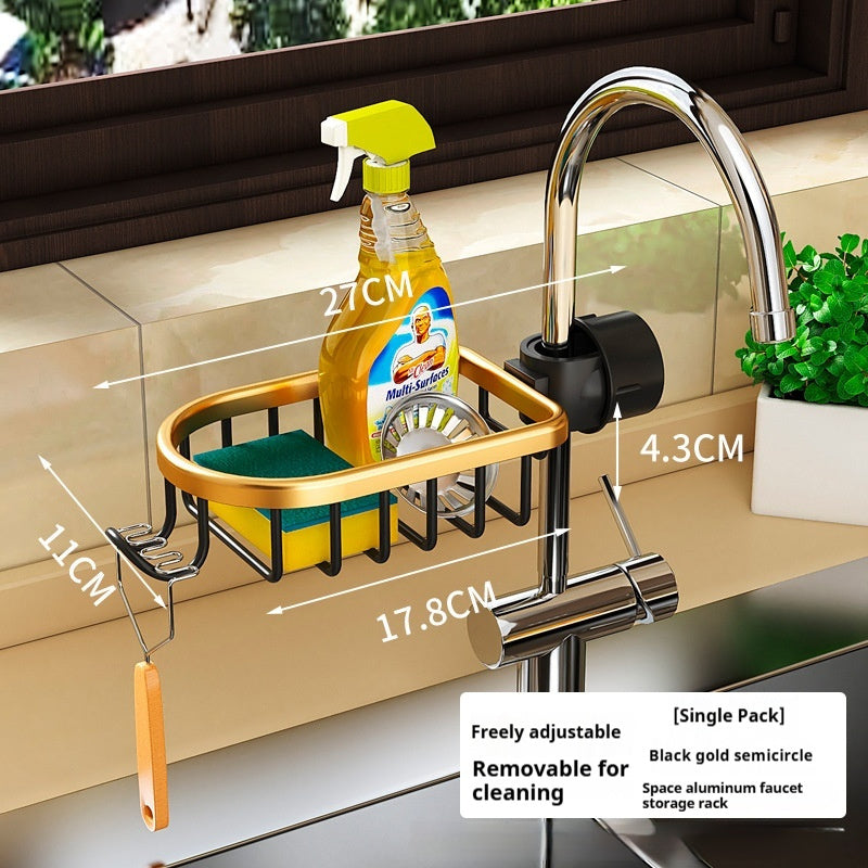 Kitchen Racks Hanging On A Faucet Household