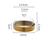European-style Transparent Glass Cake Cover
