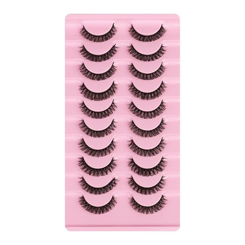 False Eyelashes, DD Curve, Thick, Eyelash, Ten Pairs - Eshtree