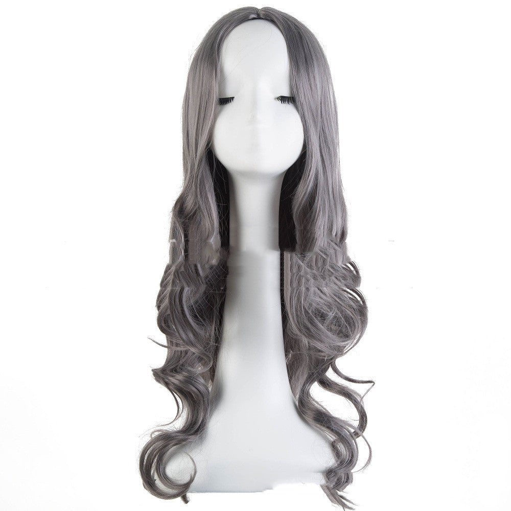 Fashion Big Wave Chemical Fiber Wig - Eshtree