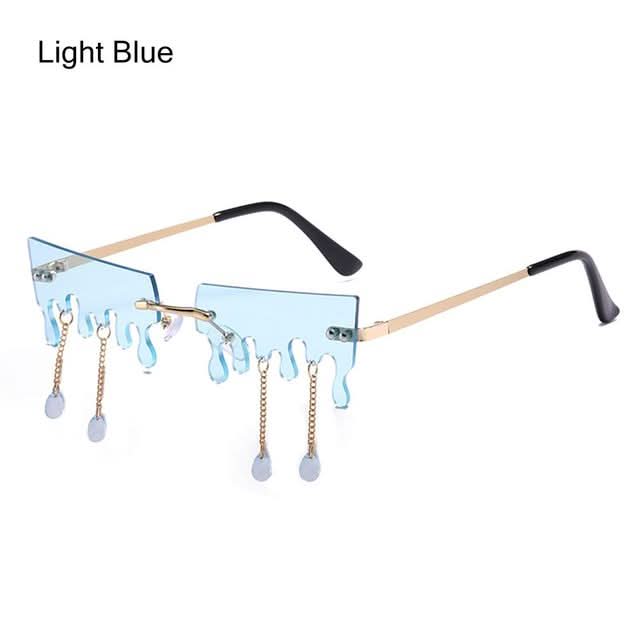 Fashion Butterfly Rimless Sunglasses For Women - Eshtree