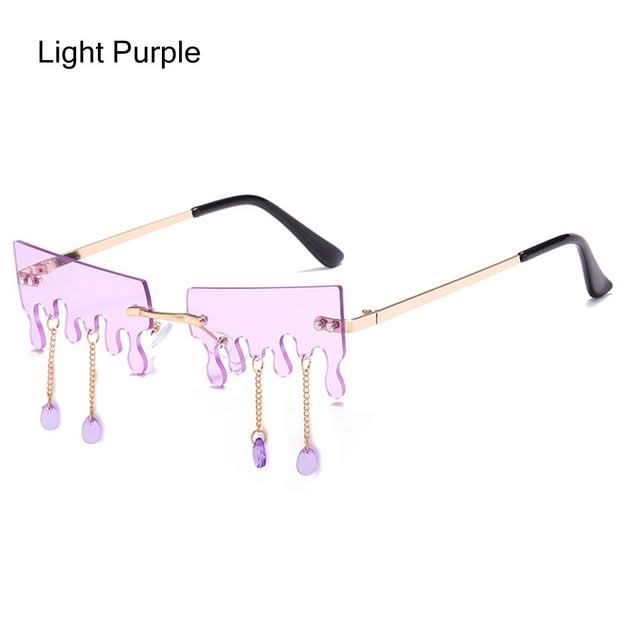 Fashion Butterfly Rimless Sunglasses For Women - Eshtree