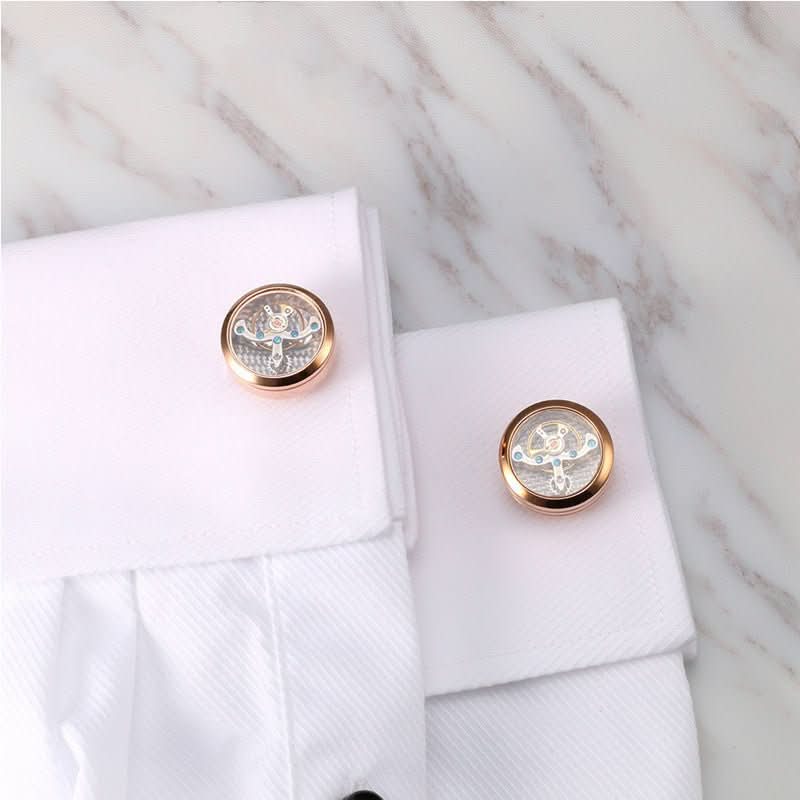 Fashion Jewelry Men's Anchors Do Not Move Movement Cufflinks - Eshtree