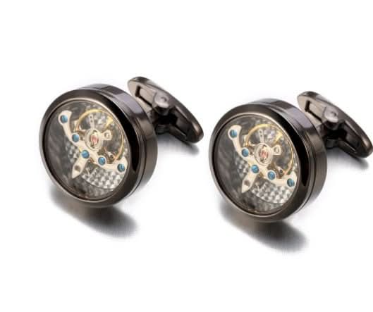 Fashion Jewelry Men's Anchors Do Not Move Movement Cufflinks - Eshtree