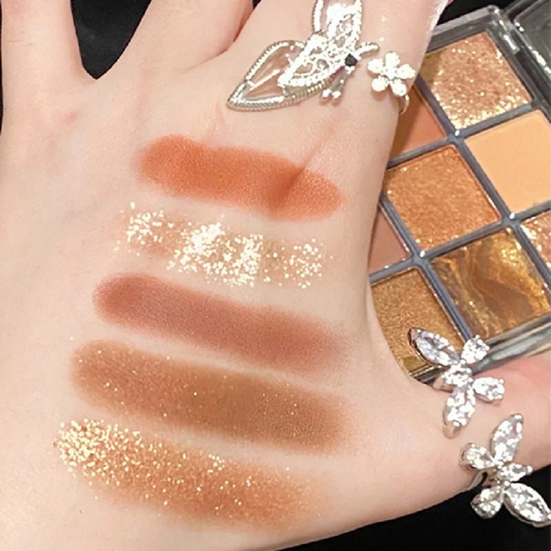 Fashion Personality Acrylic Nine Colors Eye Shadow Plate - Eshtree