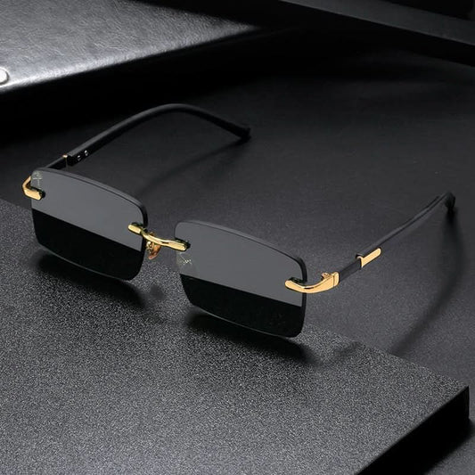 Fashion Rimless Crystal Sunglasses For Men And Women - Eshtree