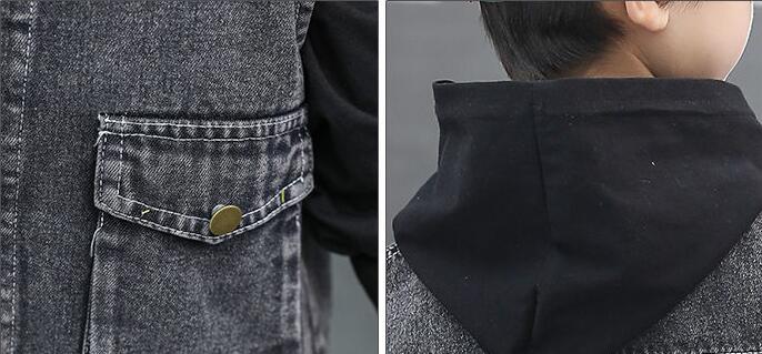 Fashion Simple Boy Winter Denim Suit - Eshtree