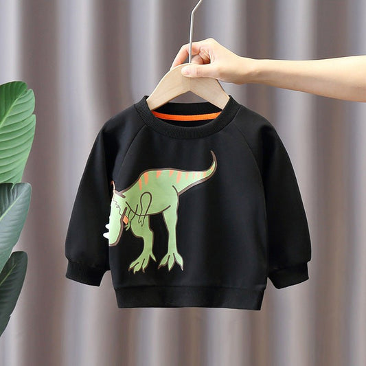 Fashion Simple Cartoon Children's Dinosaur Top - Eshtree