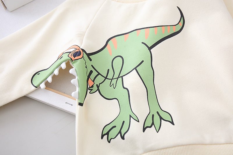 Fashion Simple Cartoon Children's Dinosaur Top - Eshtree