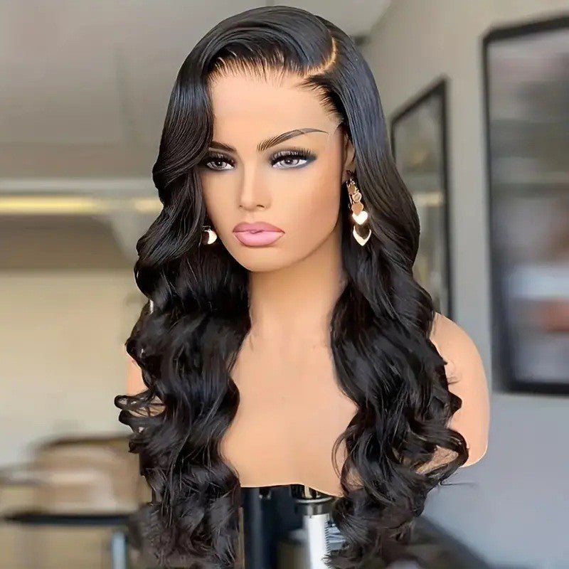 Fashion Split Big Wave Wig Long Curly Hair - Eshtree