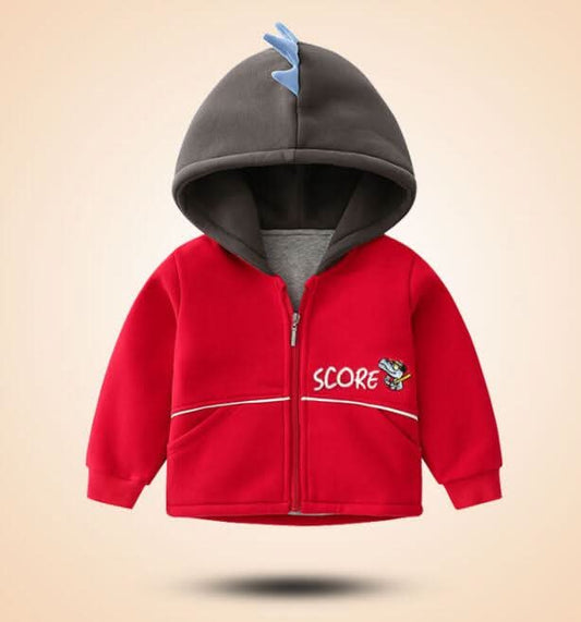 Fashionable Kids Warm Thick Hooded Jacket - Eshtree