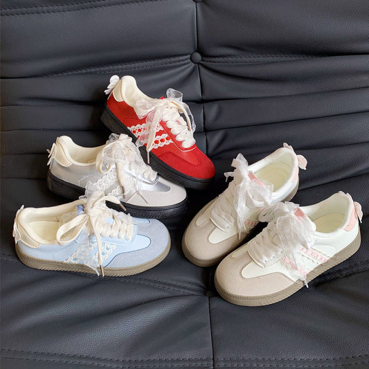 Fashionable Lace Bow - decorated Flat Casual Shoes - Eshtree