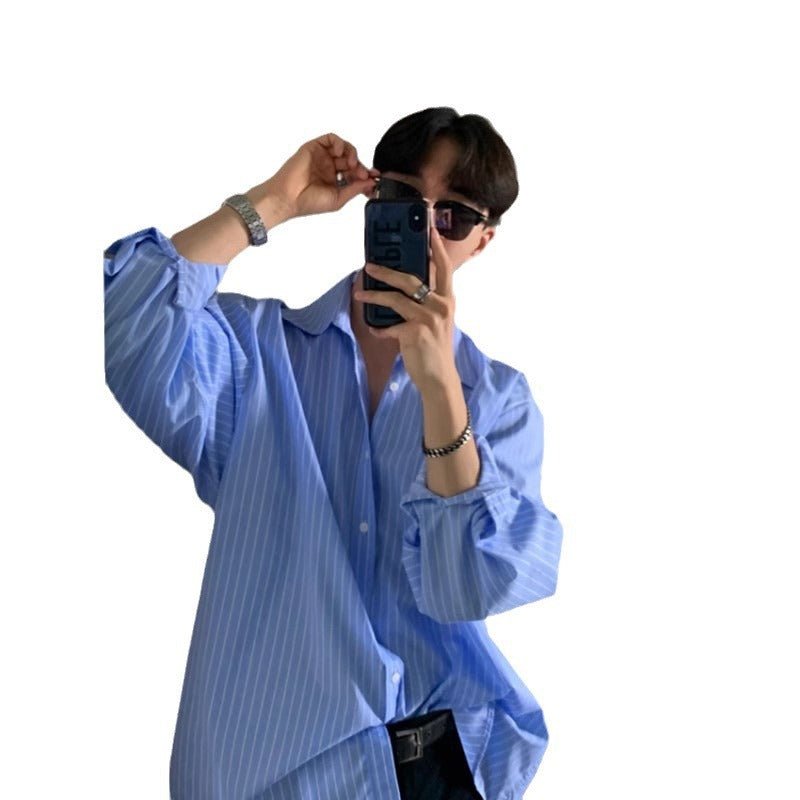 Fashionable Personalized Striped Shirt For British Men - Eshtree