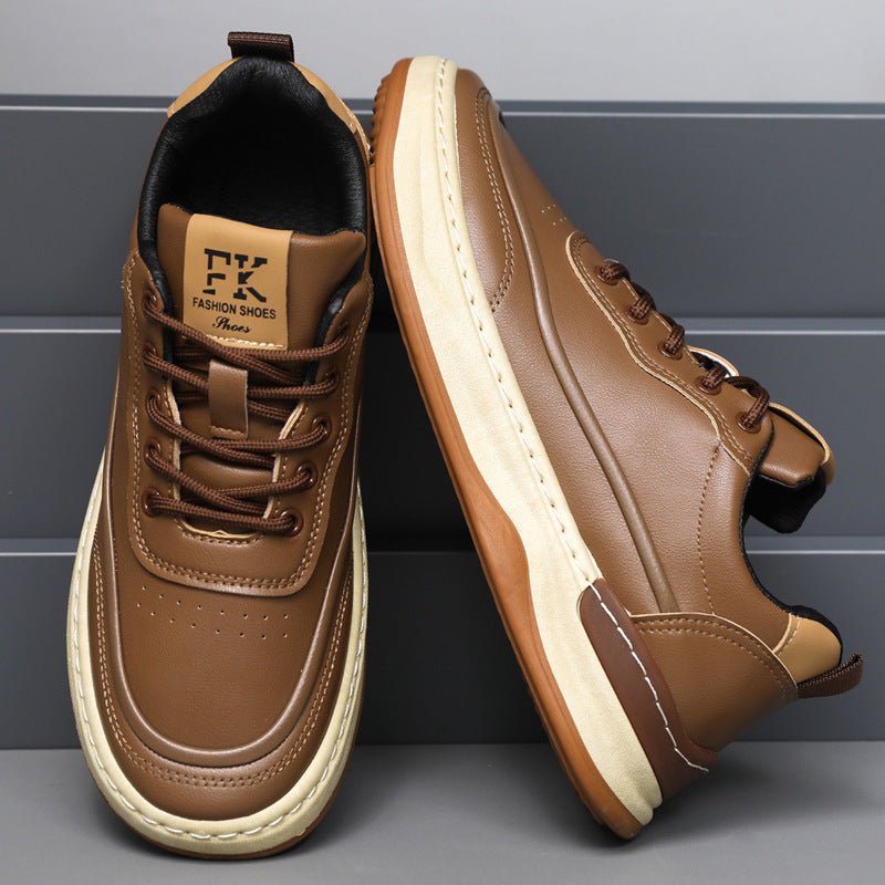 Fashionable Versatile Breathable Casual Shoes With A Soft Sole Lace Up Design And Round Toe - Eshtree