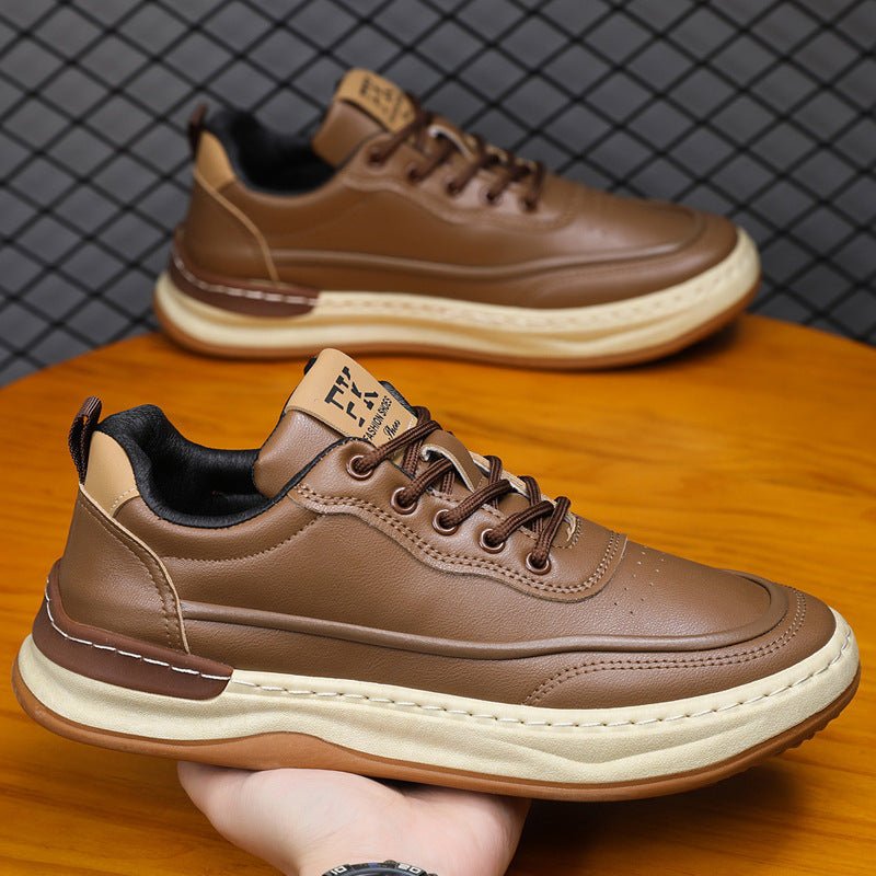 Fashionable Versatile Breathable Casual Shoes With A Soft Sole Lace Up Design And Round Toe - Eshtree