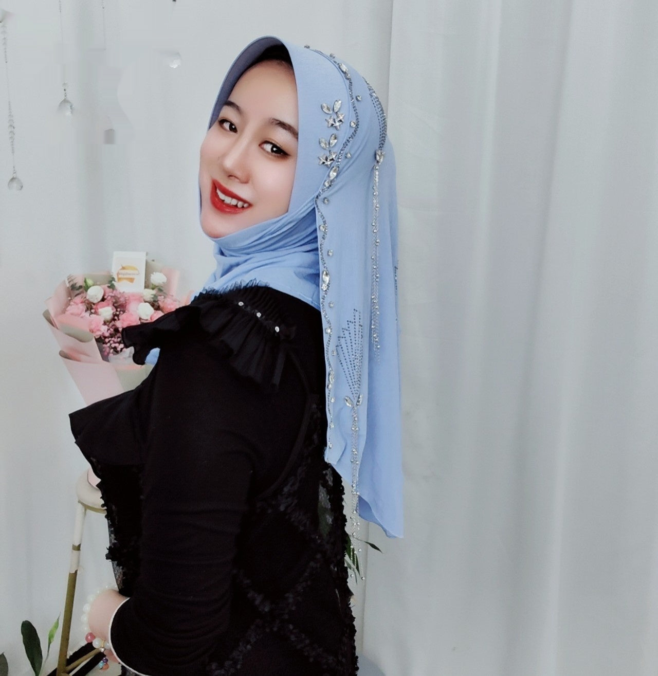 Hard Brim Wrap Towel Meteor Tassel Wrap Towel