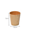 Eco-friendly Anti-scald Wooden Tea Cup Goblet