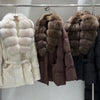 Waist Slimming Fox Fur Fur Women's Warm Coat