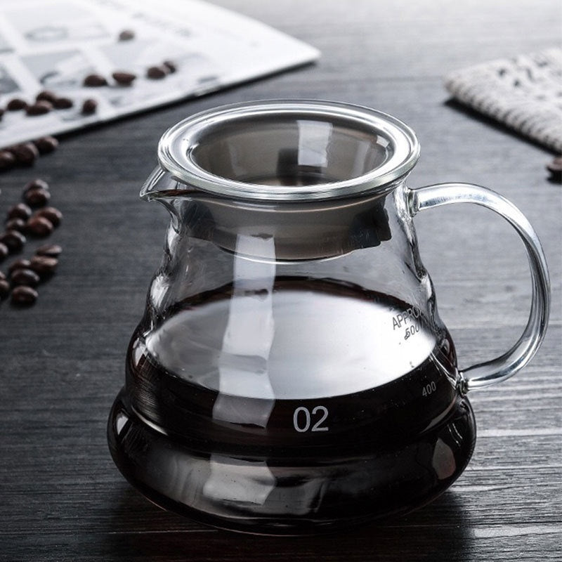 Borosilicate Glass Hand Made Maker Cloud Pot Filter Cup Filter Coffeepot Household Coffee Pot