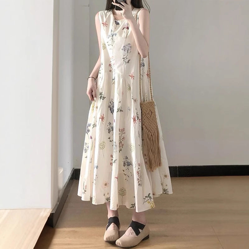 Summer Girls' Loose Slimming Vacation Dress