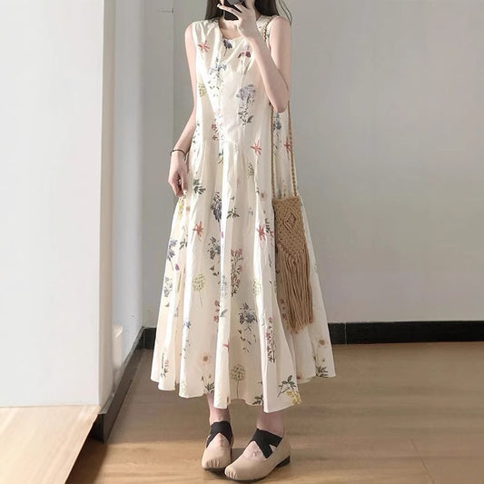 Summer Girls' Loose Slimming Vacation Dress