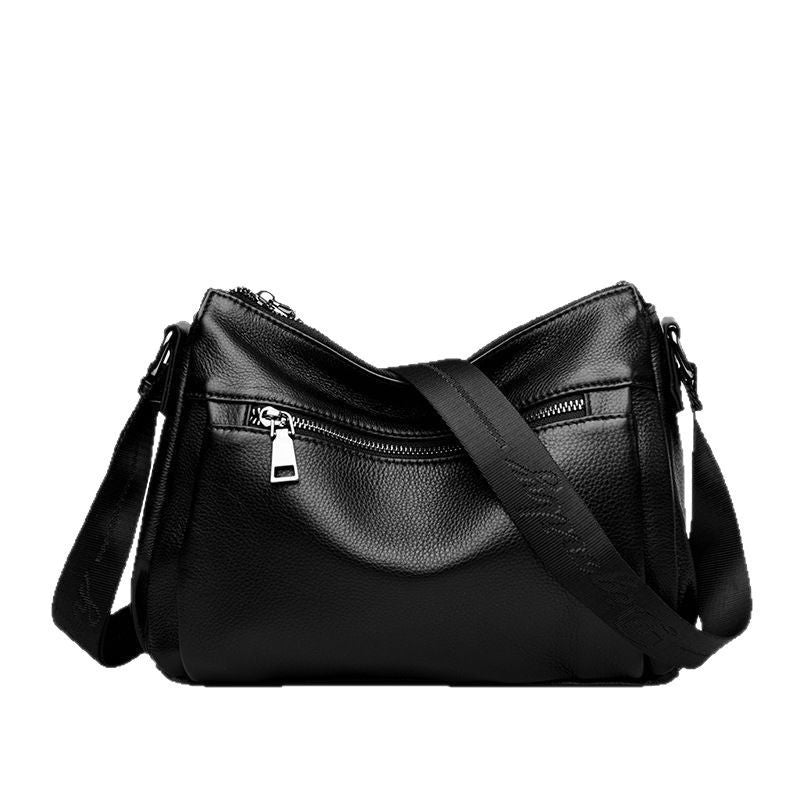 Women's Large Capacity Top Layer Leather One-shoulder Crossbody Bag