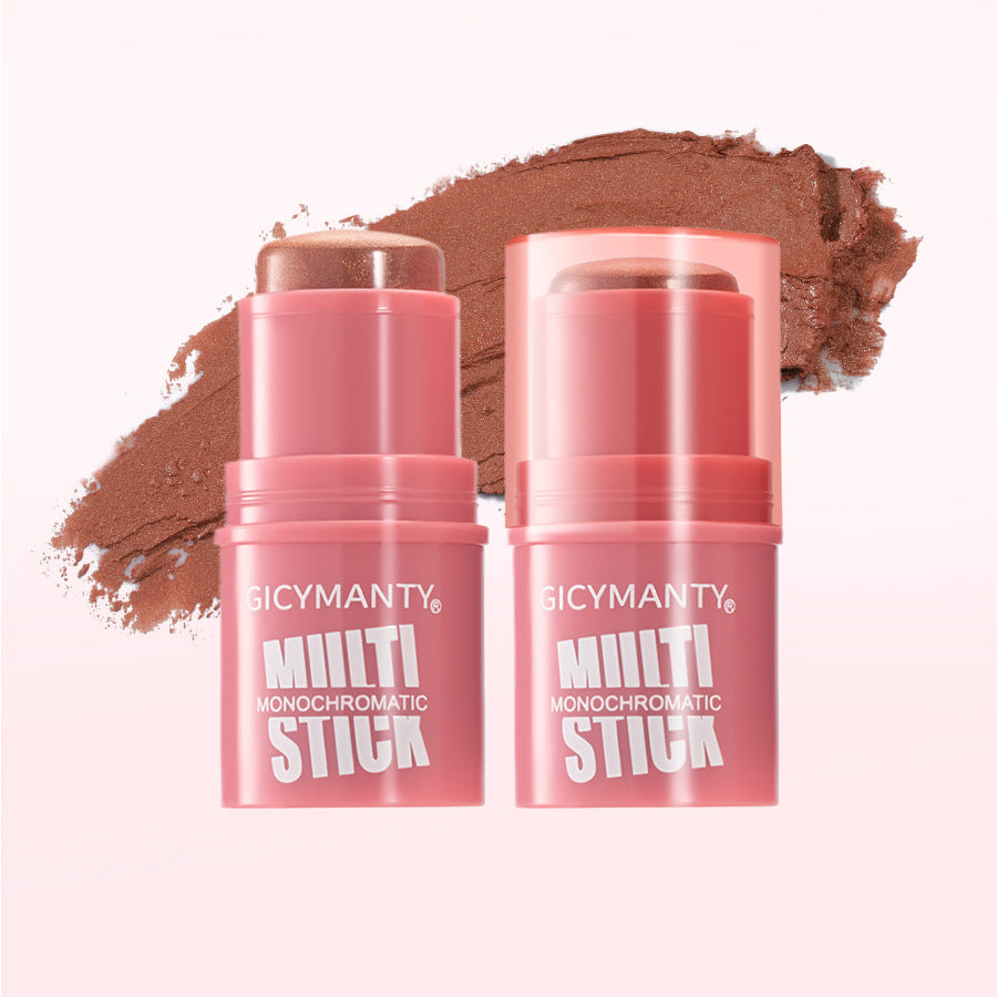 Makeup Blush Stick Facial Brightening Cream Blush Thin And Glittering Color Rendering