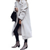 European And American Autumn And Winter Double-sided Lapel Woolen Coat For Women