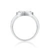 Starlight - Men's Ring, Diamond Ring And Wedding Ring Set With Top-quality Moissanite S925 Silver And Platinum-plated. The Ring Can Be Inspected With A Diamond Pen