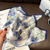 Silk Scarf Small Square Towel Women's Silk Korean Thin