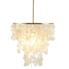 Simple Bedroom Shell Chandelier Eye Protection Room Lighting