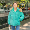 Loose Hooded Gloves Thickened Thermal Quilted Jacket Coat For Women
