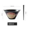 Japanese Noodle Bowl Home Creative Cute 7 Inches