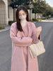 New Korean Style Small Loose Slimming Woolen Overcoat