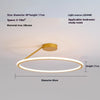 Simple Modern Led Ceiling Light Room Round Lighting
